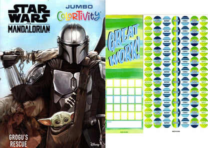 Star Wars - Grogu's Rescue - Activity Book + Award Stickers 192 Pages