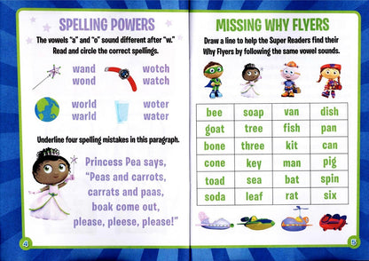 Super WHY - Super Duper - Beginning Skills! - Grades 1-2 Workbook