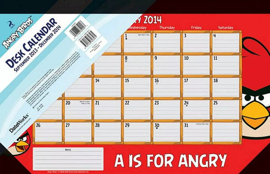 Angry Birds 2014 Desk Calendar