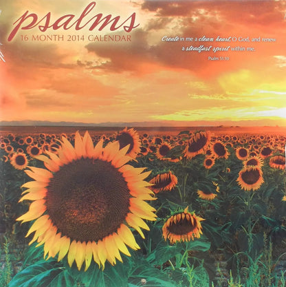 STUDIO18 ~ 2014 - 16 Month Wall Calendar 12" x 12" - Psalms