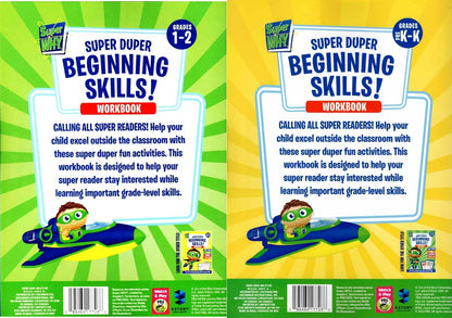 Super WHY Super Duper - Beginning Skills! - Grades PreK-K + Grades 1-2 Workbook