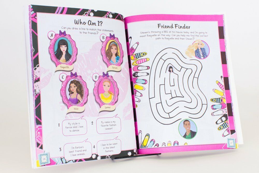 Barbie Fabulous Fashion Activities w/ Headband Book