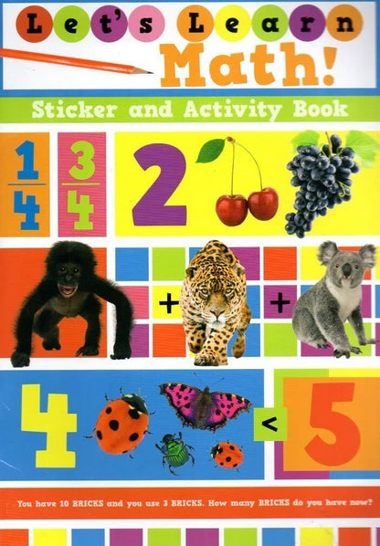 Flowerpot Press Let's Learn Math - Sticker and Activity Book