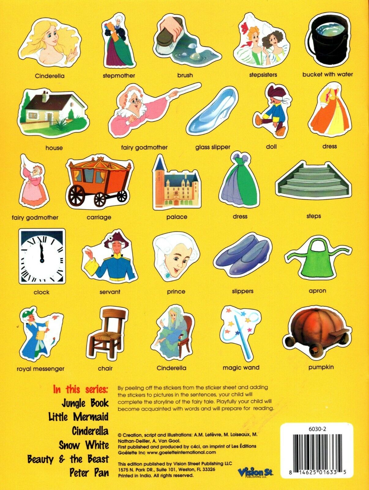 Cinderella - Sticker Fun - Sticker Activity Book with 75 Stickers