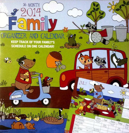 2014 Family Organizer and 16 Month Calendar