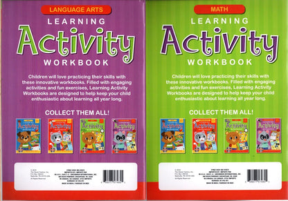 Learning Activity Workbook Grades 1-2 + Math Grades 1-2 - Teacher Approved Set