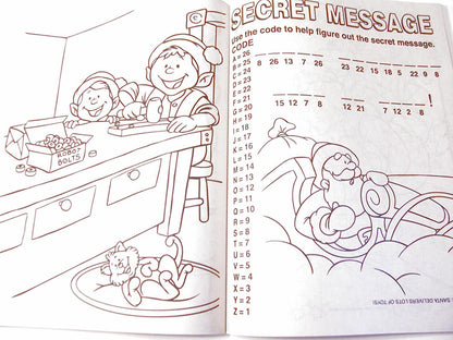 Happy Holidays 160 Page Giant Coloring and Activity Book ~ Christmas Edition