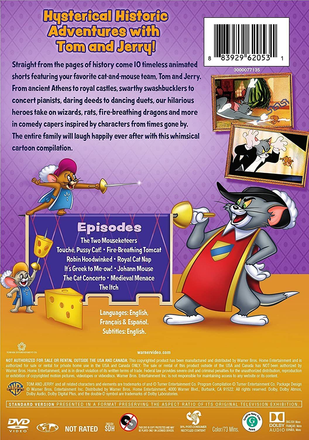 Tom and Jerry "Once Upon a Tomcat" (DVD)