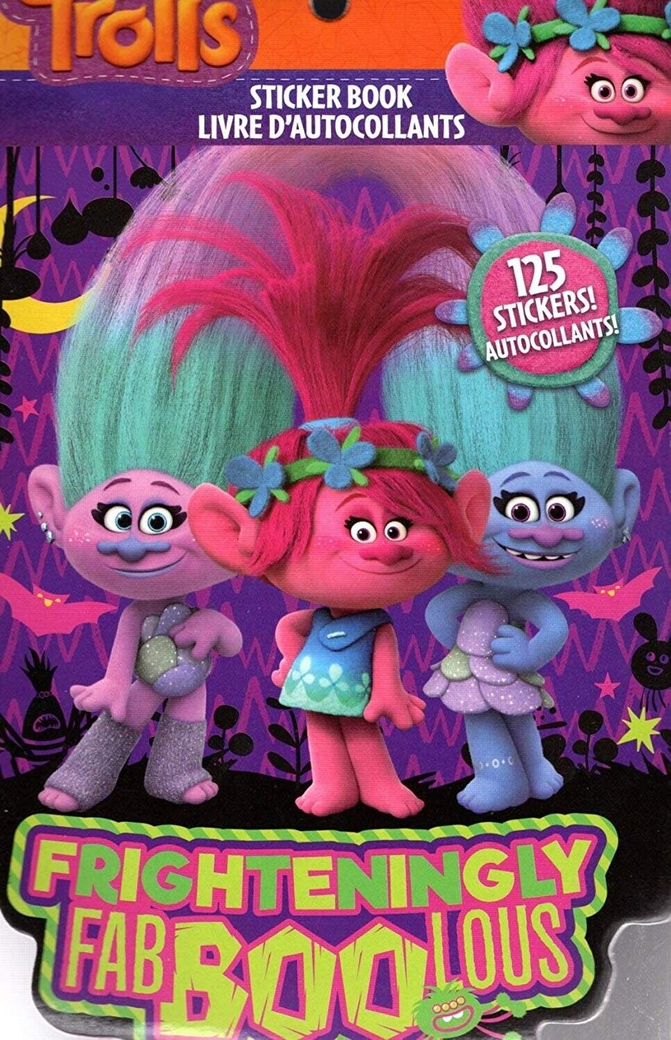 DreamWorks Trolls - 125 Stickers - Halloween Themed