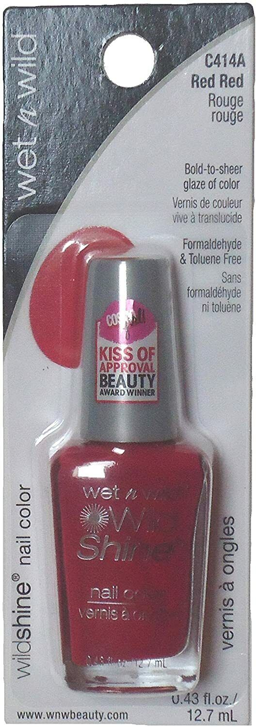 Wet n' Wild nail Color Nail Polish - Red