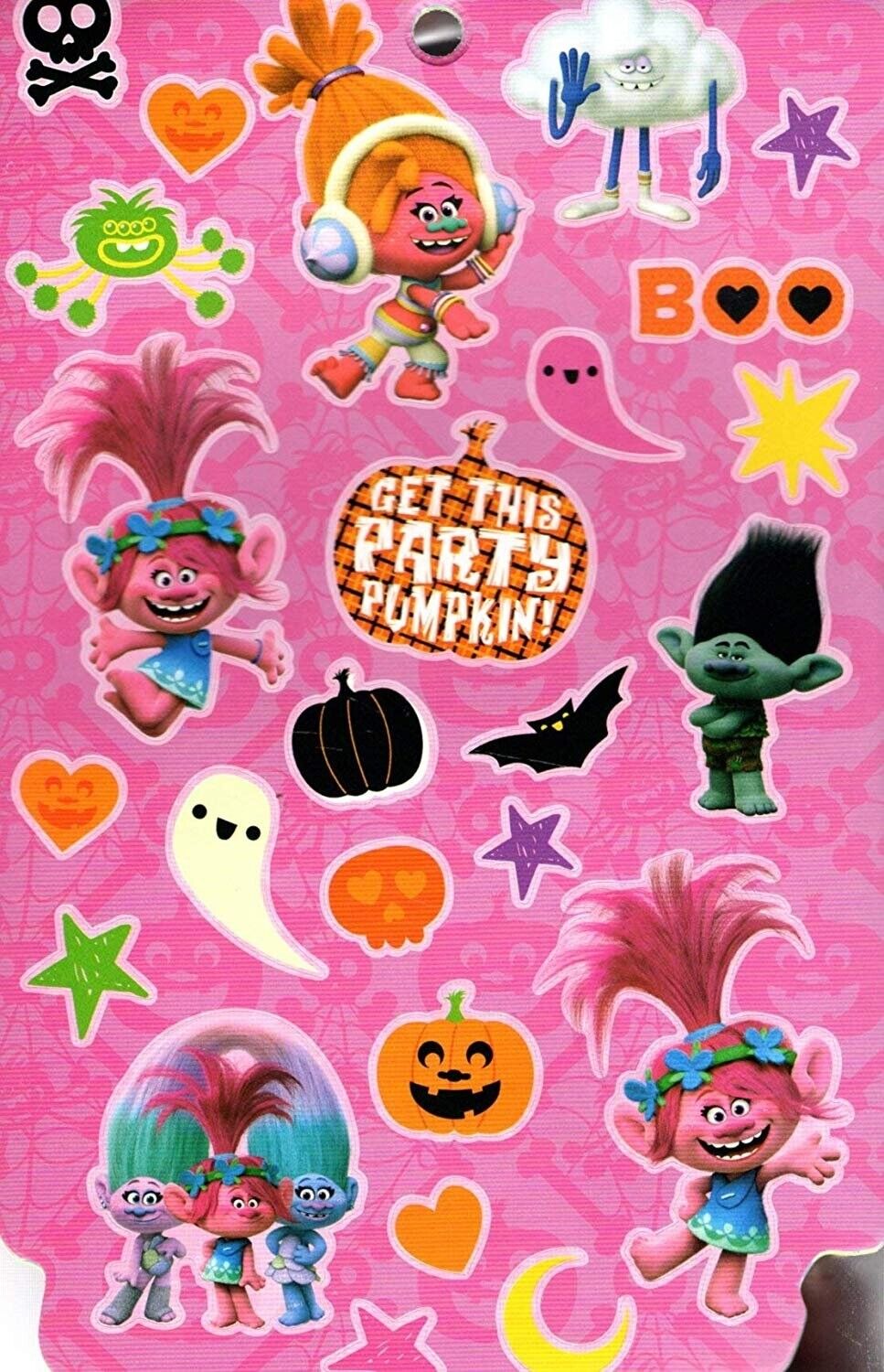 DreamWorks Trolls - 125 Stickers - Halloween Themed