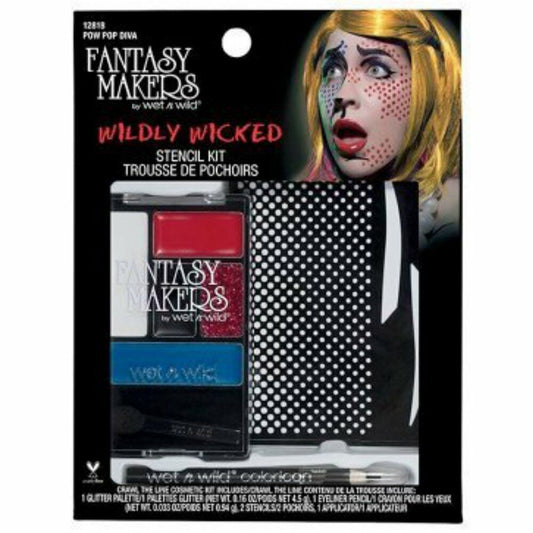 Wet 'n Wild Fantasy Makers Wildly Wicked Stencil Kit - 12818 Pow Pop Diva