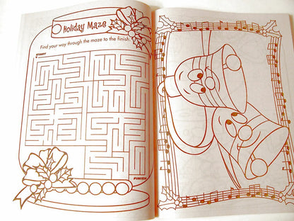 Happy Holidays 160 Page Giant Coloring and Activity Book ~ Christmas Edition