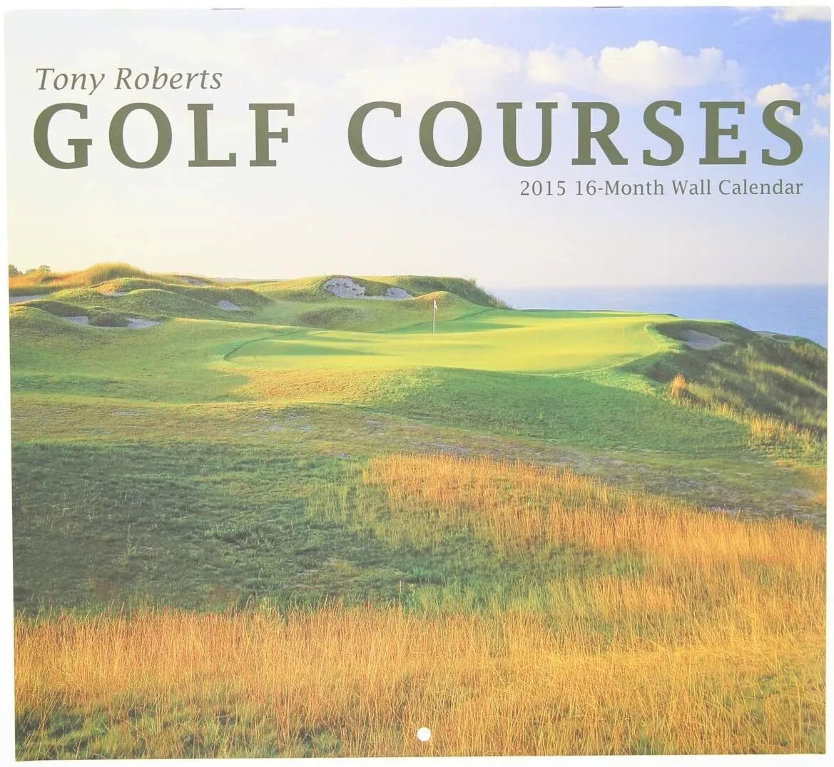 2015 Golf Courses 12x11 Vista Wall Calendar