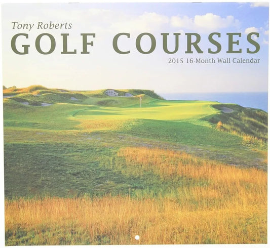 2015 Golf Courses 12x11 Vista Wall Calendar