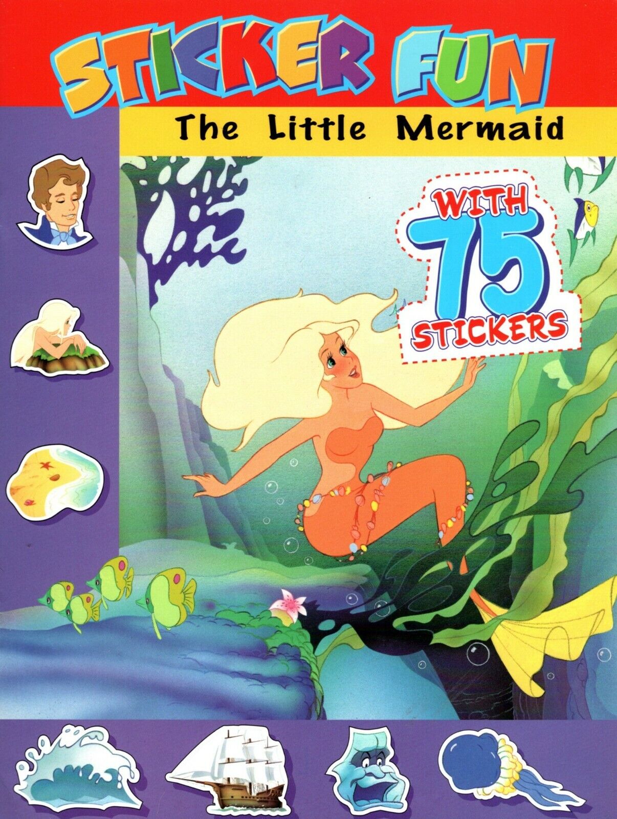 The Little Mermaid - Sticker Fun - Sticker Activity Book with 75 Stickers