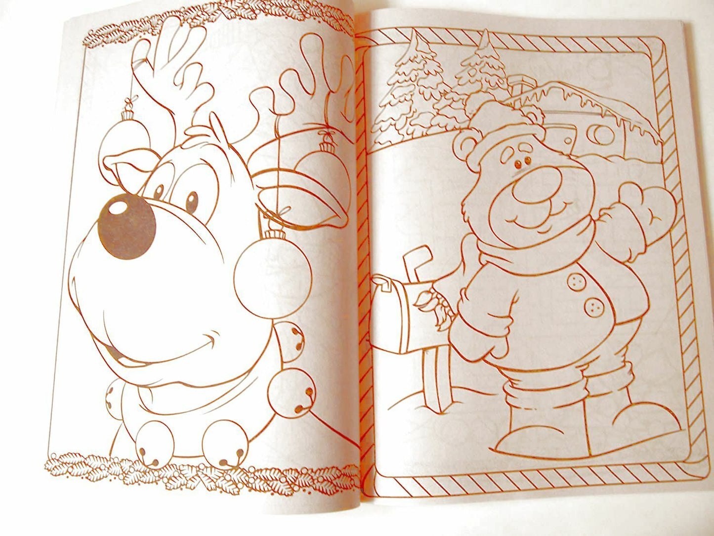 Happy Holidays 160 Page Giant Coloring and Activity Book ~ Christmas Edition