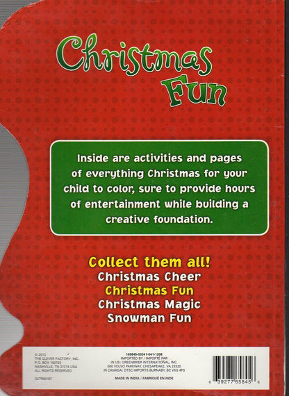 Christmas Fun - Coloring and Activity Book