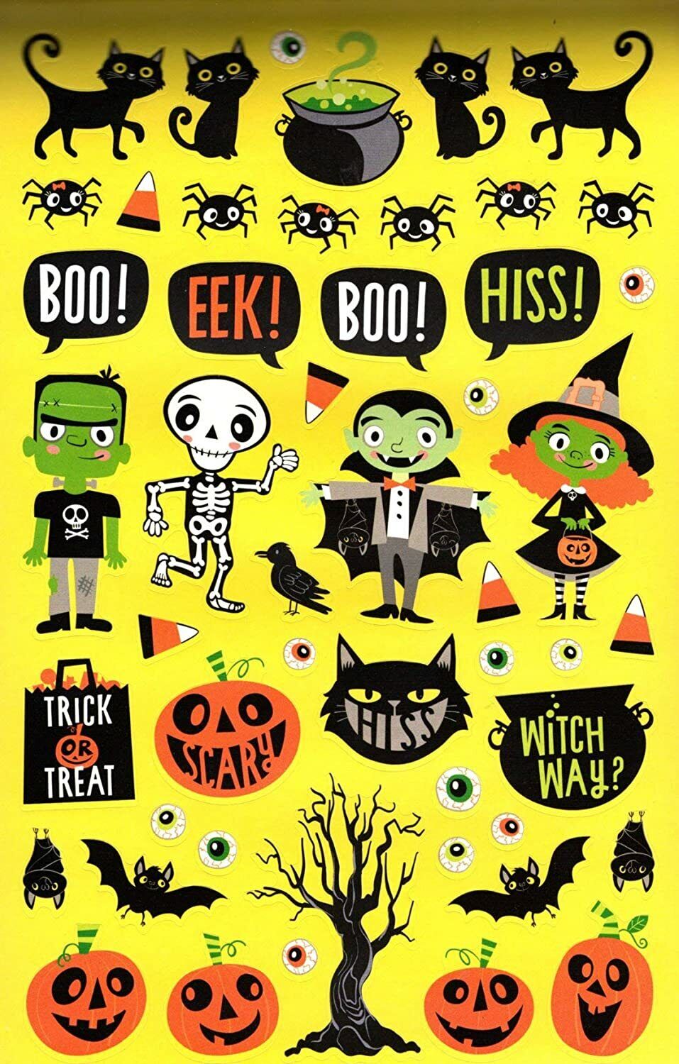 Trick or Treat - Stickers Book - 266 Stickers - Halloween Themed