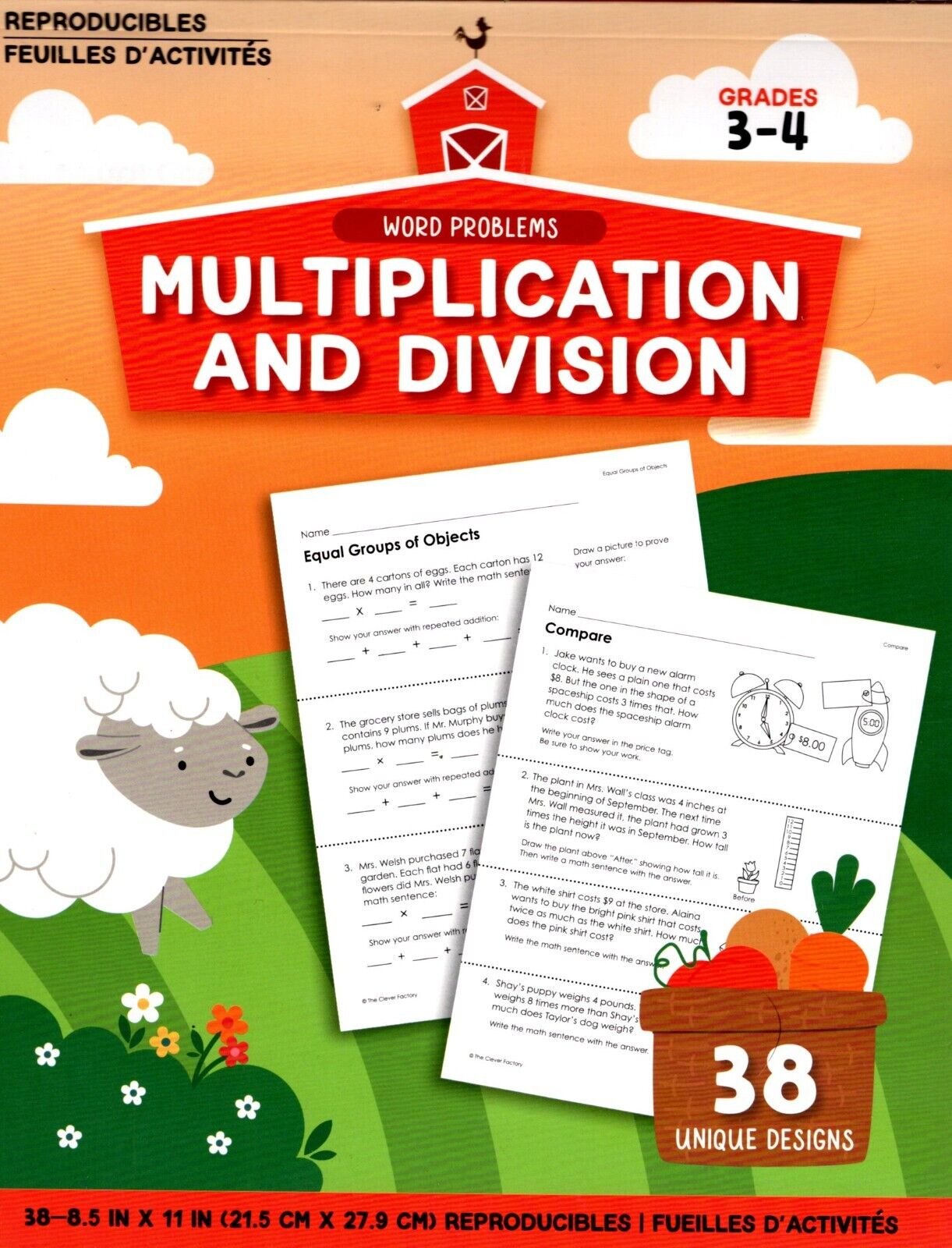 Early Learning Multiplication and Division - Reproducible Workbook Grades 3 - 4