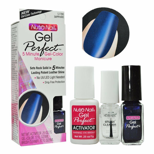 Nutra Nail 12786 Sapphire Gel Perfect 5 Minute Gel Color Manicure