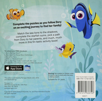 Disney Pixar Finding Dory Life's a Rainbow Children Book