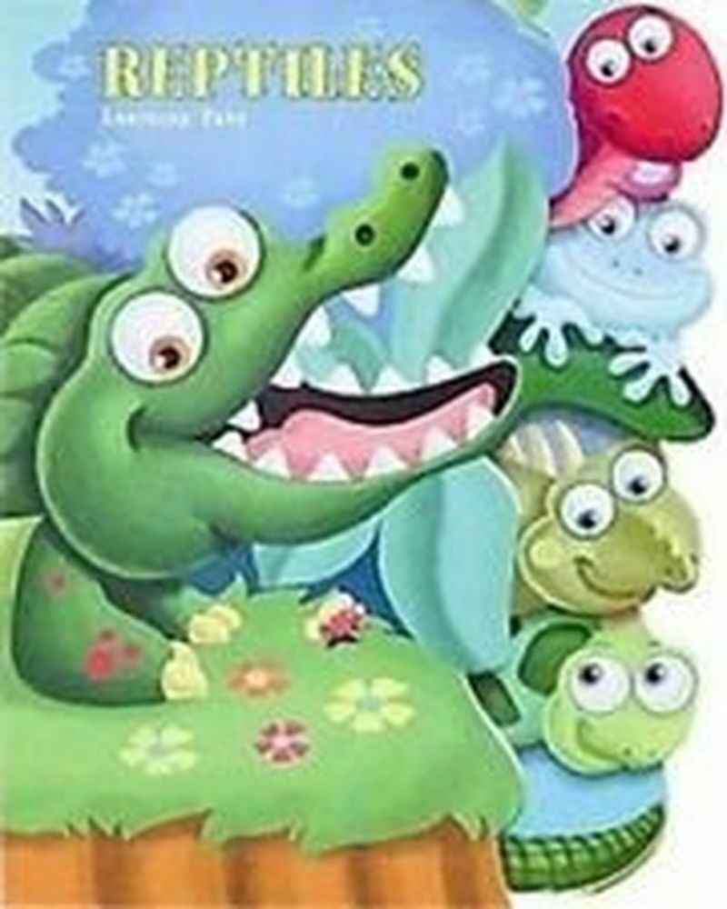 Learning Tab Books ~ Dinosaurs, Farm, Jungle & Reptiles (Set of 4 Books)