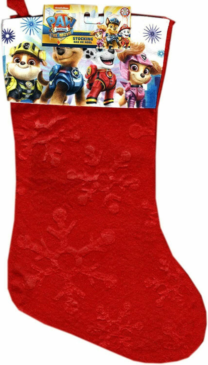 Paw Patrol Kids Felt Holiday Stocking Home Decor