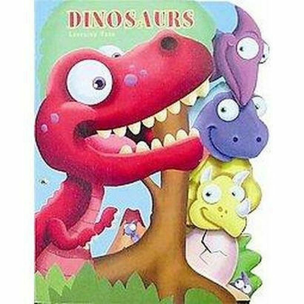 Learning Tab Books ~ Dinosaurs, Farm, Jungle & Reptiles (Set of 4 Books)