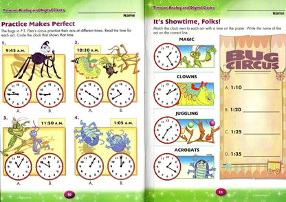 Time and Money - Disney Adventures in Learning Educational Activity Workbook