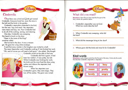 Educational Workbooks - Disney Learning - Princess - Reading Comprehension