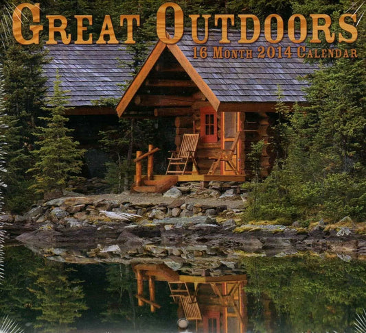 2014 - Great Outdoors - 16 Month Mini Wall Calendar - NEW - 5.25 X 5.25