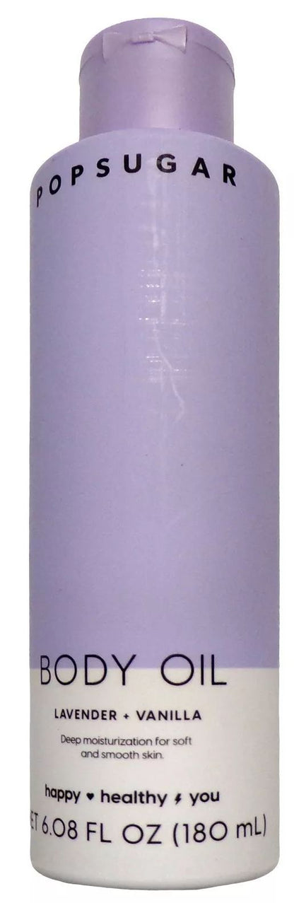 POPSUGAR Body Oil Lavender & Vanilla 6.08 Oz