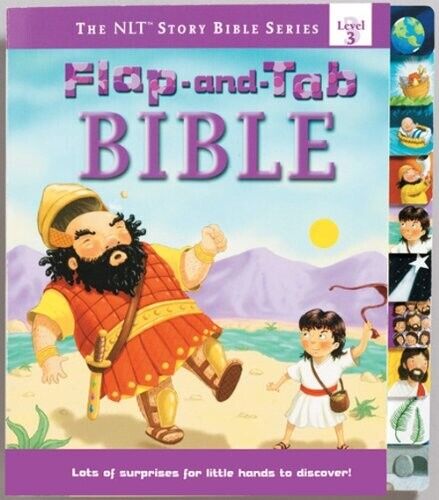 Flap-and-Tab Bible (The NLT® Story Bible Series) Hardcover Book