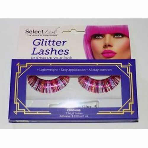 Select Lash Glitter Lashes in Pinks