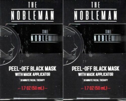 Peel -Off Black Mask with Applicator 30 minute Facial Therapy (Set of 2 Pack)