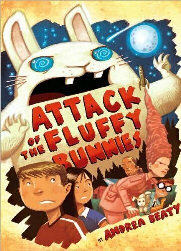 Andrea Beaty'sAttack of the Fluffy Bunnies Hardcover Book