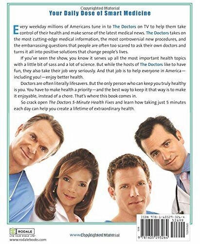 The Doctors 5-Minute Health Fixes: The Prescription for a Lifetime of Great Heal Hardcover Book