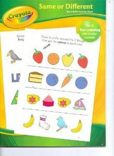 Crayola Same or Different Basic Skills Activity Book (Pre-K)