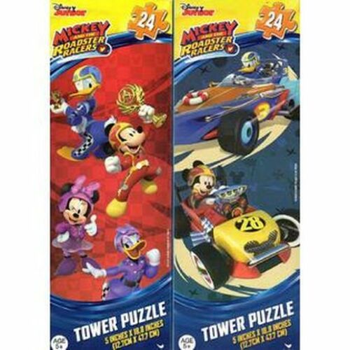 Disney Mickey & The Roadster Racers - 24 Piece Tower Jigsaw Puzzle (Set of 2