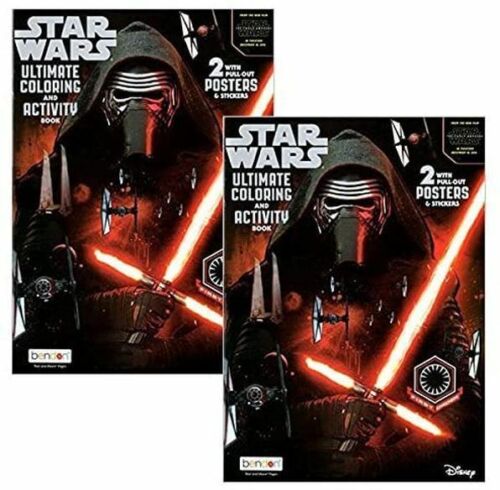 Disney Set of 2 Star Wars Ultimate Coloring and Activity Books 64 Pages