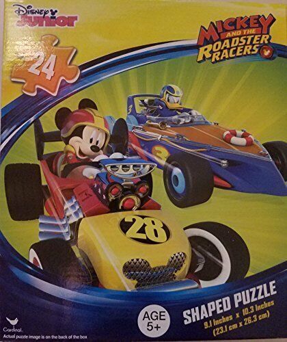 Mickey and the Roadster Racers 24 Piece Shaped Puzzle