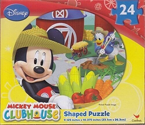 Mickey Shaped Puzzle 24 Piece - Farming with Donald