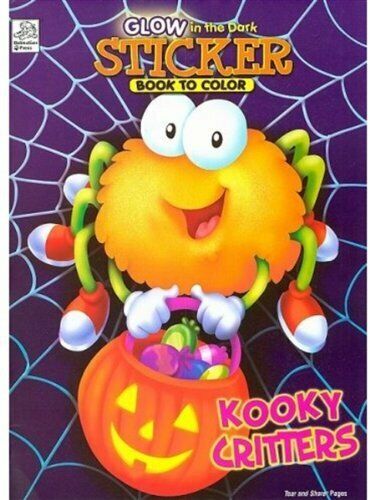 Kooky Critters (Glow in the Dark Sticker Book to Color