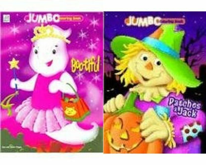 Patches & Bootiful Jumbo (Jumbo Coloring Book) - (Set of 2)