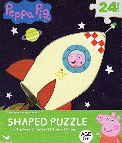 Peppa Pig - 24 Pieces Shaped Jigsaw Puzzle - v2