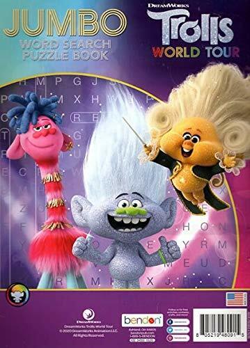 Trolls World Tour - Jumbo Word Search Puzzle Book