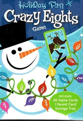 Crazy Eights - Christmas Playing Cards Game