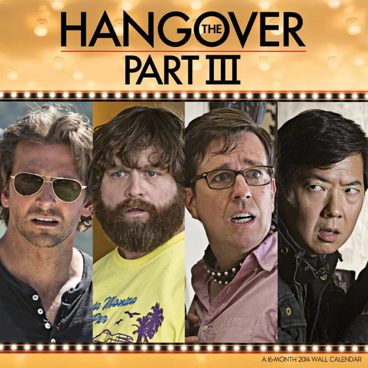 The Hangover 3 2014 Wall Calendar