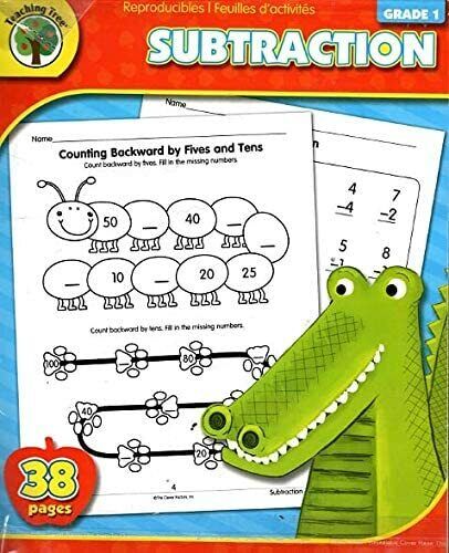 Teaching Tree Subtraction - Educational Workbook - Grades - 1